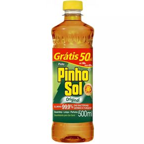 Desinfetante Pinho Sol Original Leve 500mL Pague 450mL