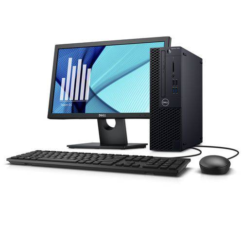 Desktop Dell Empresarial Optiplex 3060 Sff-P10M 8ª Geração Intel Core I3 4gb 500gb Windows 10 Pro