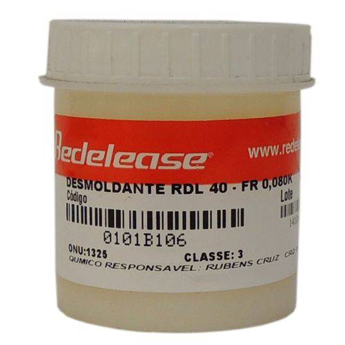 Desmoldante: RDL-40 (Para Resina Epoxi) [80 G]