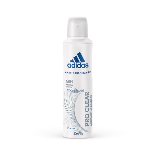 Desodorante Adidas Aerosol Feminino Pro Clear 150ml