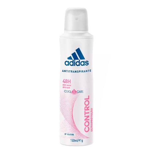 Desodorante Adidas Control Ultra Proteção Aerosol Antitranspirante 48h com 150ml