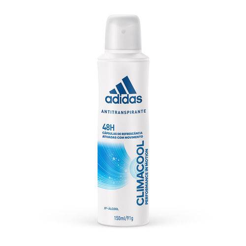 Desodorante Aerosol Antitranspirante Adidas Climacool Feminino 150ml