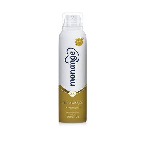 Desodorante Aerosol Antitranspirante Monange Ultraproteção com 150ml
