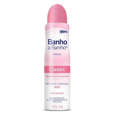 Desodorante Aerosol Banho a Banho Classic 150ml
