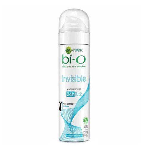 Desodorante Aerosol Bi-O Feminino Invisible com 150 Ml