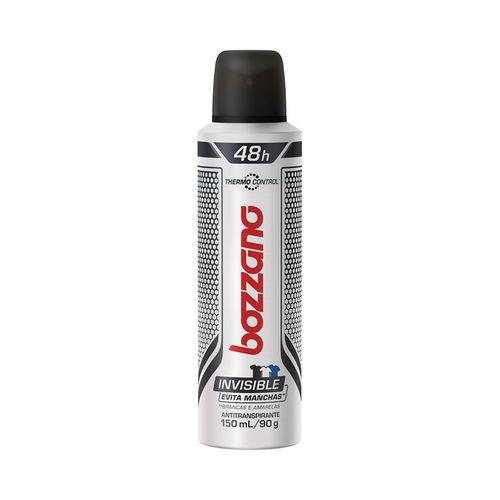 Desodorante Aerosol Bozzano Invisible 48H - Evita Manchas 150Ml
