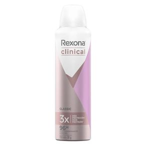 Desodorante Aerosol Classic Feminino Clinical Rexona 91g