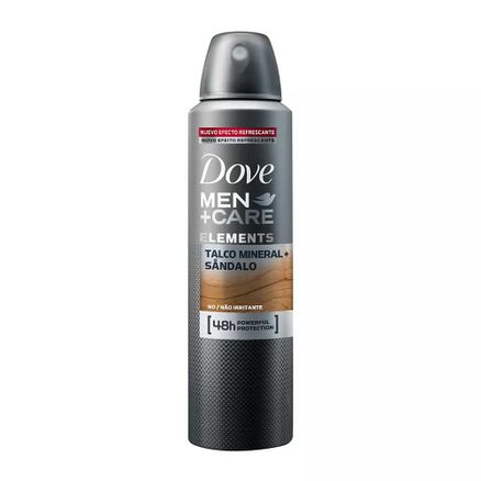 Desodorante Aerosol Dove Men Talco Mineral + Sandalo Antitranspirante 48h 150ml