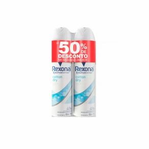 Desodorante Aerosol Feminino Cotton Rexona 2x90g