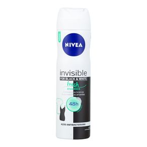 Desodorante Aerosol Invisible For Black e White Fresh Nivea 93g