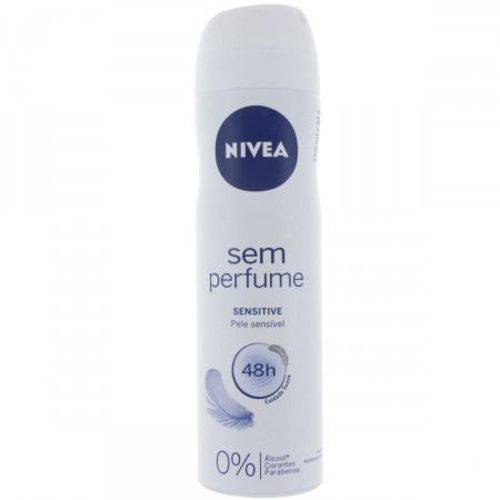 Desodorante Aerosol Nivea Sensitive Sem Perfume 150ml