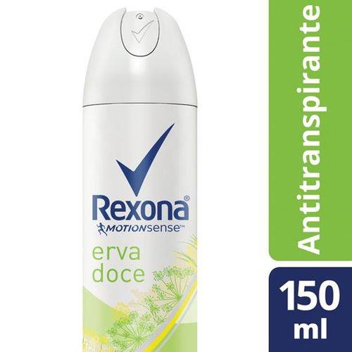 Desodorante Aerosol Rexona 150ml Erva Doce Unit