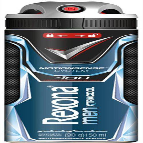 Desodorante Aerosol Rexona 150ml Masculino Xtra Cool Unit
