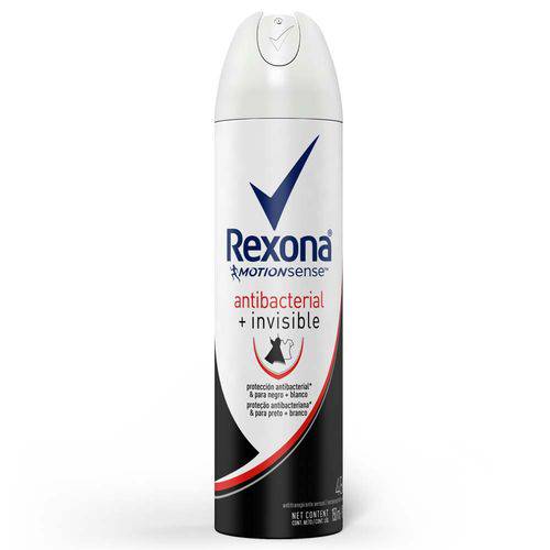 Desodorante Aerosol Rexona Antibacterial Invisible Feminino 150ml