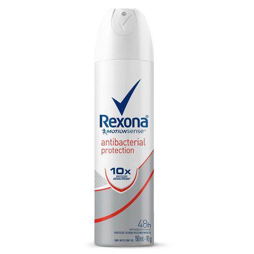 Desodorante Aerosol Rexona Feminino Antibacterial 90g/150ml