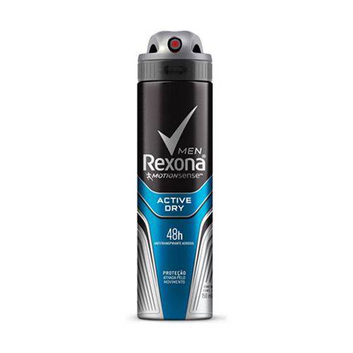 Desodorante Aerosol Rexona Men Active Dry 150ml(12 Unidades)