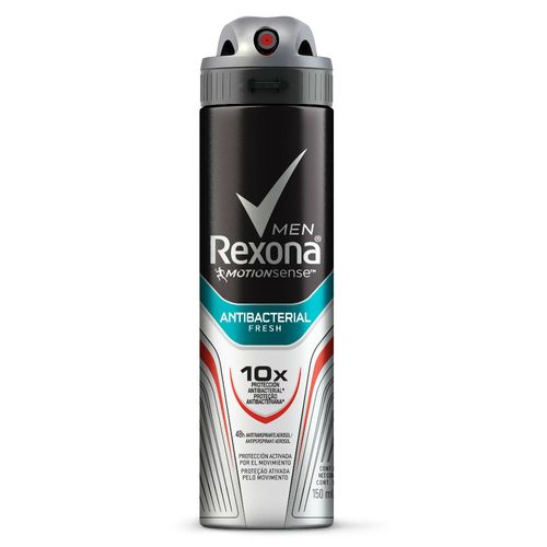 Desodorante Aerosol Rexona Men Antibacterial Fresh 90g