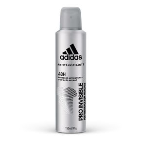 Desodorante Aerossol Adidas Pro Invisible Masculino com 150ml