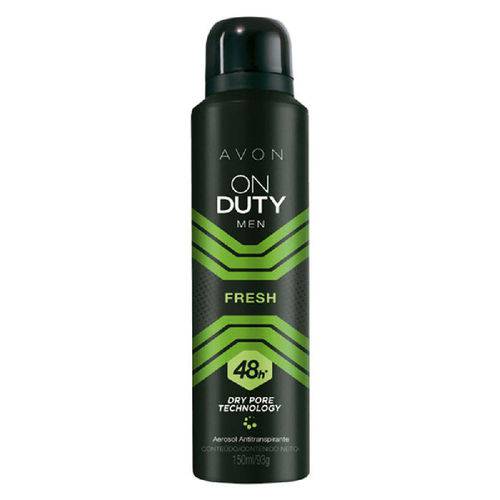 Desodorante Aerossol Antitranspirante On Duty Men Fresh - 150ml