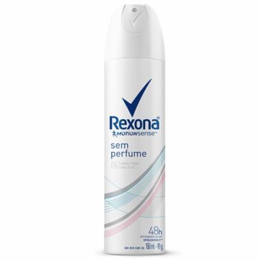Desodorante Aerossol Masculino Sem Perfume Rexona 90g Cx. C/ 12 Un.