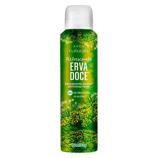 Desodorante Aerossol Naturals Refrescante Erva Doce - 150 Ml