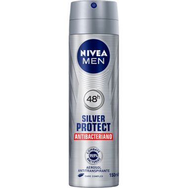 Desodorante Aerosol Nivea Men Silver Protect 90g