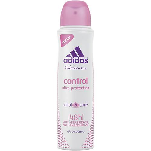 Desodorante Antitranspirante Adidas Feminino Aerosol Control 48h 150 Ml
