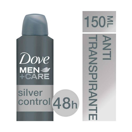 Desodorante Antitranspirante Aerosol Dove Men+Care Silver Control