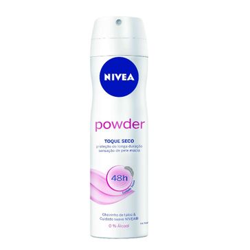 Desodorante Antitranspirante Aerosol Nivea Powder Toque Seco 150ml
