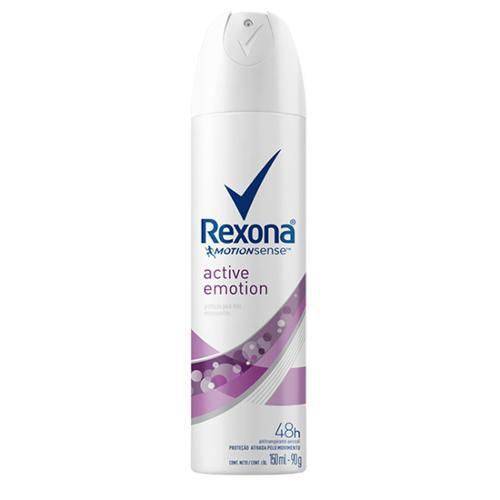 Desodorante Antitranspirante Aerosol Rexona Women Active Emotion 150ml