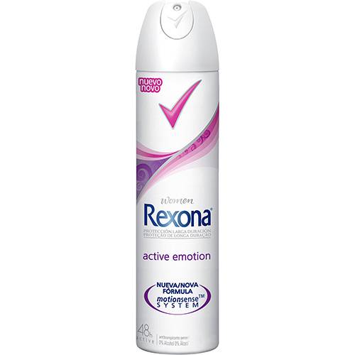 Desodorante Antitranspirante Aerosol Rexona Women Active Emotion 175ml