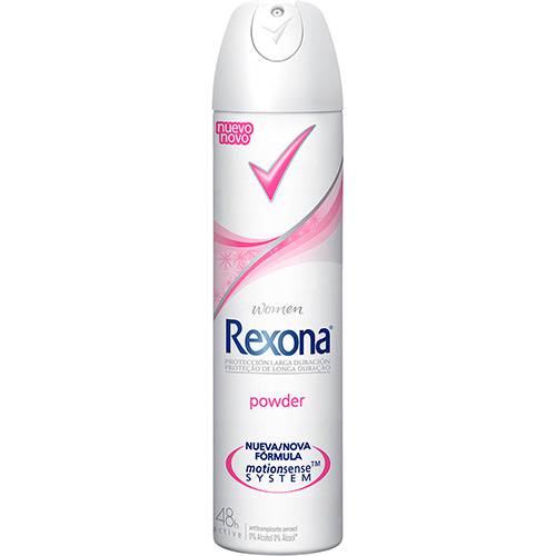 Desodorante Antitranspirante Aerosol Rexona Women Powder 175ml