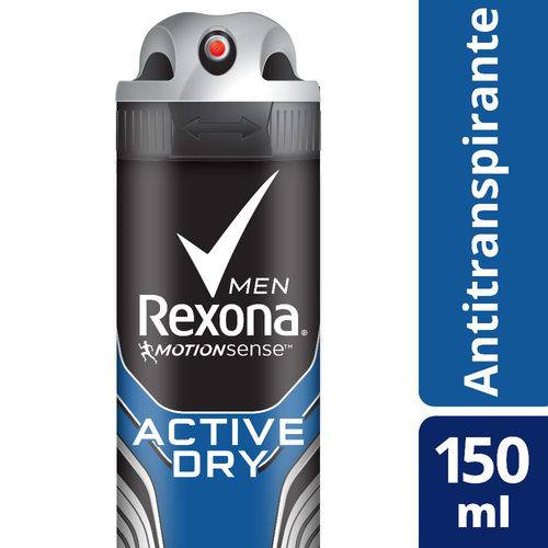 Desodorante Antitranspirante Aerossol Rexona Active 150ml