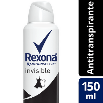 Desodorante Antitranspirante Aerossol Rexona Feminino Invisible 90g