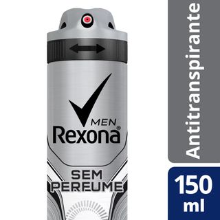 Desodorante Antitranspirante Aerossol Rexona Men Sem Perfume 150ml