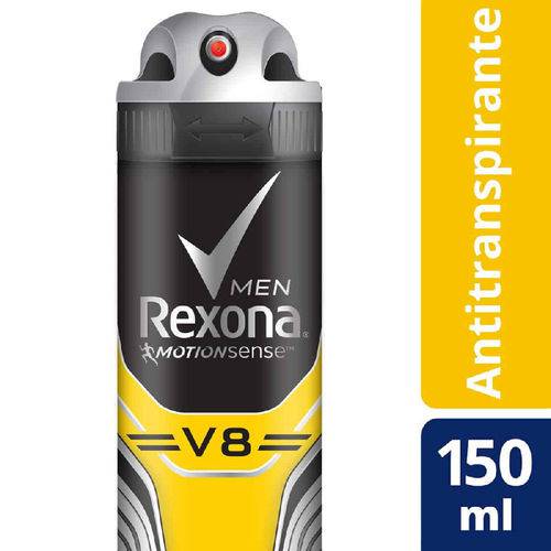 Desodorante Antitranspirante Aerossol Rexona V8 150ml