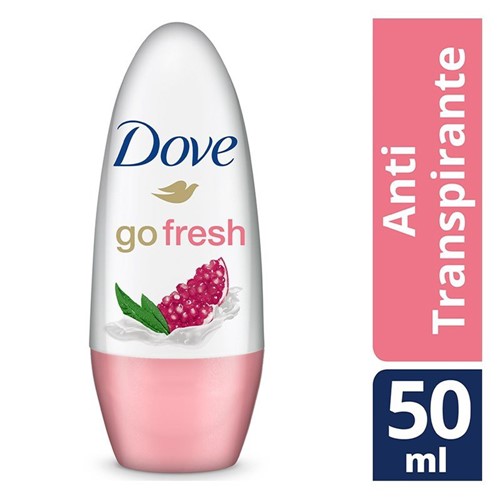 Desodorante Antitranspirante Dove Go Fresh Romã e Verbena Roll-on com 50ml