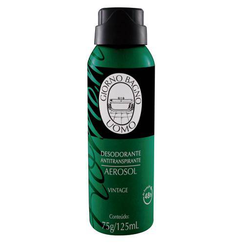 Desodorante Antitranspirante Giorno Bagno Vintage Verde 125ml