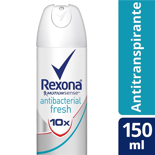 Desodorante Antitranspirante Rexona Antibacterial Fresh Aerosol com 150ml