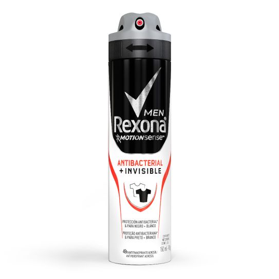 Desodorante Rexona Antibacterial Invisible Men Aerossol 90g