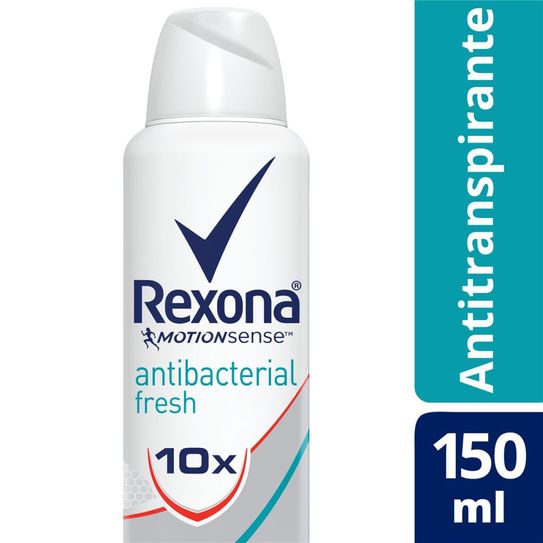 Desodorante Antitranspirante Rexona Feminino Aerosol Antibacteriano Fresh 150ml