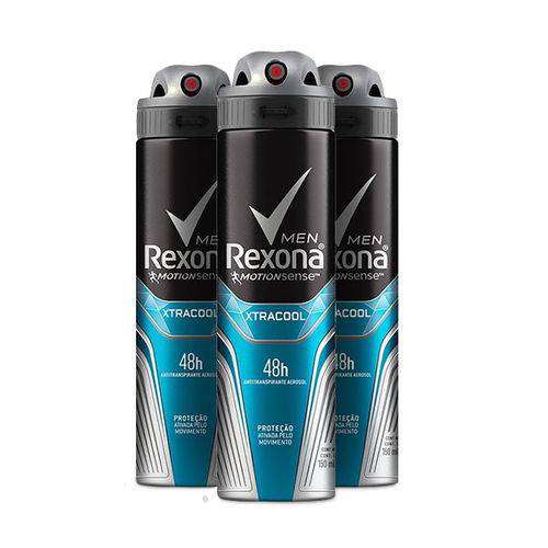 Desodorante Antitranspirante Rexona Masculino Aerosol Xtracool