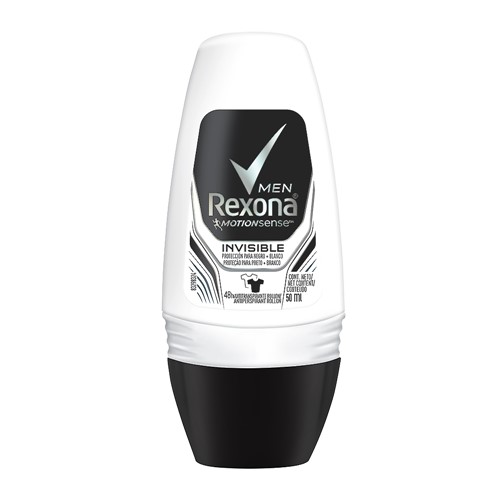 Desodorante Antitranspirante Rexona Men Invisible Roll-on com 50ml