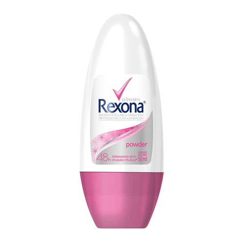 Desodorante Antitranspirante Rexona Powder Women Roll-on com 50ml