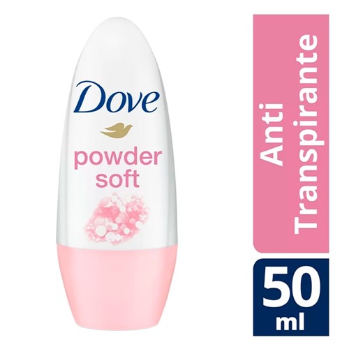 Desodorante Antitranspirante Roll-on Dove Powder Soft com 50ml