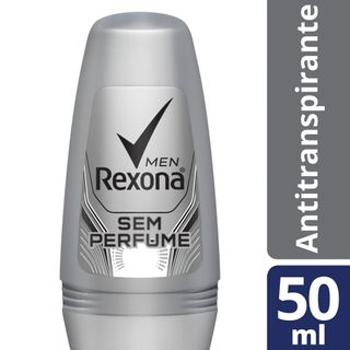 Desodorante Antitranspirante Rollon Rexona Men Sem Perfume 50ml