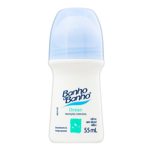Desodorante Banho a Banho Ocean Roll-On Antiperspirante com 55ml