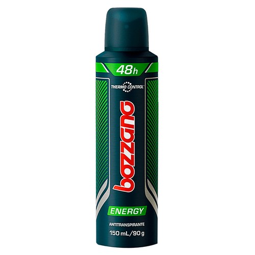 Desodorante Bozzano Energy Aerosol Antitranspirante 48h com 150ml