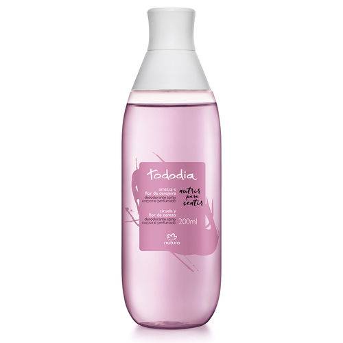 Desodorante Colônia Spray Corporal Perfumado Ameixa e Flor de Cerejeira Tododia Feminino - 200ml