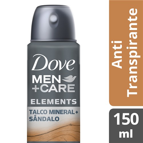 Desodorante Dove Aerosol Men Care Talco e Sândalo 150ml